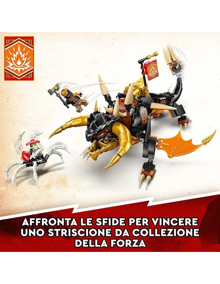 Lego ninjago 71782 drago di terra di cole LEG6420693 Lego | Futurartshop.com