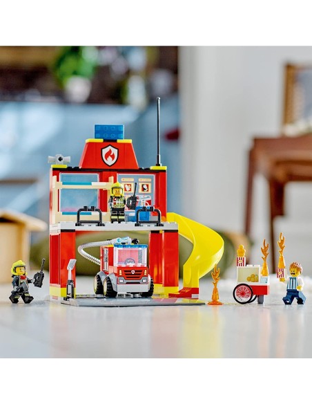 Lego City 60375 fire station and fire engine LEG6425840 Lego | Futurartshop.com