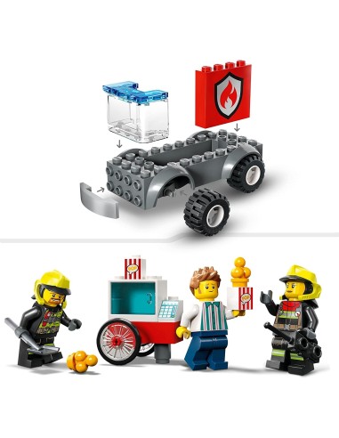 Lego city 60375 caserma dei pompieri e autopompa LEG6425840 Lego | Futurartshop.com