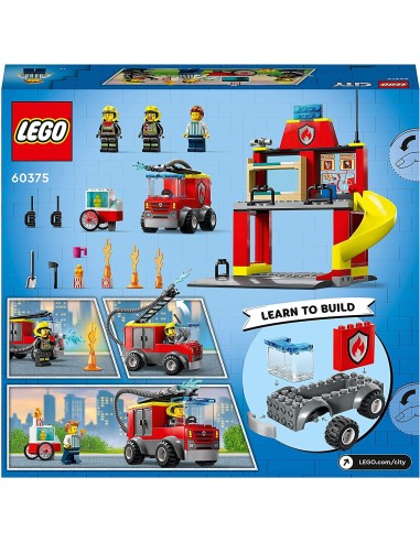 Lego city 60375 caserma dei pompieri e autopompa LEG6425840 Lego | Futurartshop.com