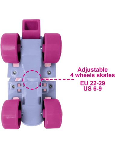 Confezione roller skate minnie pattini 22-29 in borsa MON28701 Mondo | Futurartshop.com