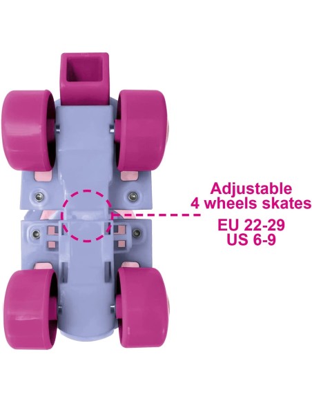 Pack roller skate minnie skates 22-29 in bag MON28701 Mondo | Futurartshop.com