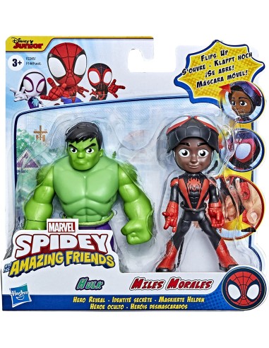 Spide set set 2 characters hulk and miles morales OLTF1469/F2245 Hasbro | Futurartshop.com