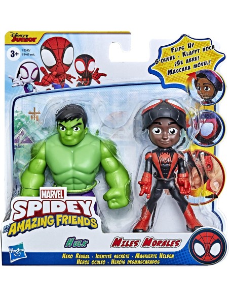 Spide set set 2 characters hulk and miles morales OLTF1469/F2245 Hasbro | Futurartshop.com