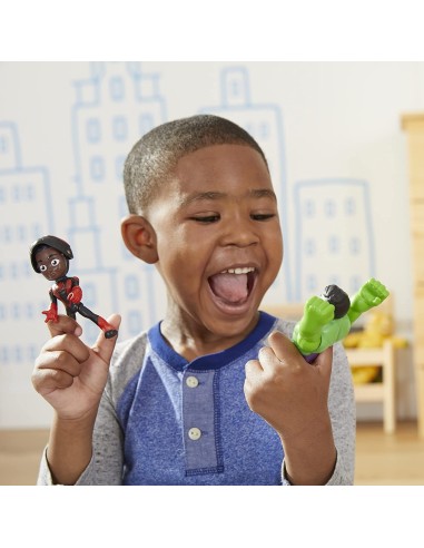 Spidey set 2 personaggi hulk e miles morales OLTF1469/F2245 Hasbro | Futurartshop.com