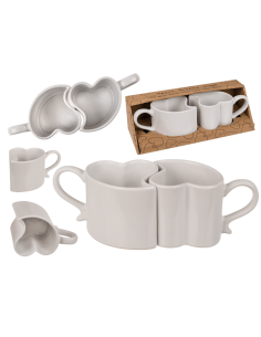 Set 2 tazzine da caffè a cuore OTB101988 Out of The Blue | Futurartshop.com