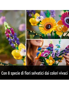 Lego icons 10313 Bouquet fiori selvatici LEG6426495 Lego | Futurartshop.com 2