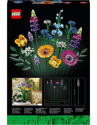 Lego icons 10313 Bouquet Wild flowers LEG6426495 Lego | Futurartshop.com