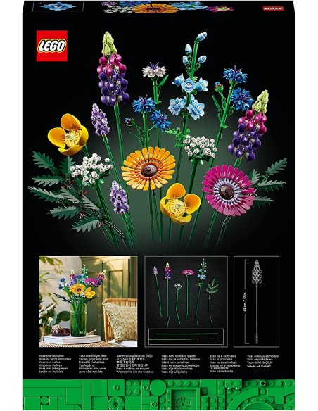 Lego icons 10313 Bouquet fiori selvatici LEG6426495 Lego | Futurartshop.com