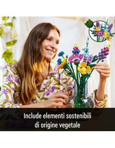 Lego icons 10313 Bouquet Wild flowers LEG6426495 Lego | Futurartshop.com