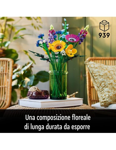 Lego icons 10313 Bouquet Wild flowers LEG6426495 Lego | Futurartshop.com