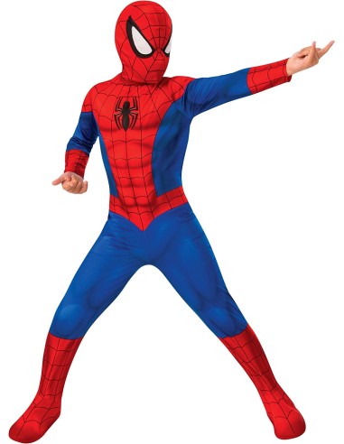 Costume taglia 8-10 anni spider-man classico con muscoli RUB702072/8-10 Rubies | Futurartshop.com