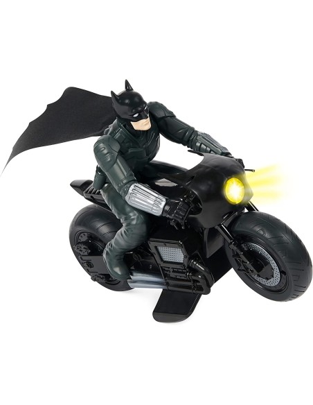 The batman bat-radio controlled motorcycle with character TOY6060490 Spin master | Futurartshop.com