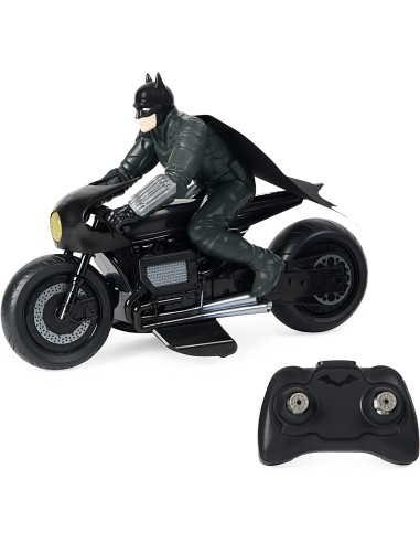 The batman bat-radio controlled motorcycle with character TOY6060490 Spin master | Futurartshop.com