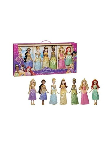 Disne princip princesses pack with 7 fashion dolls TOYF1547 Hasbro | Futurartshop.com