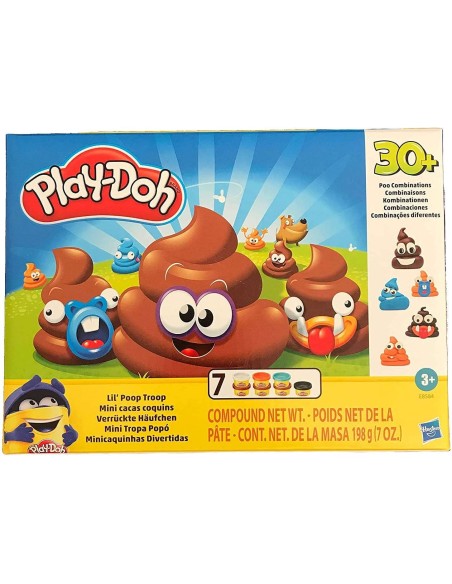 Play-doh lil poop troop con 7 vasetti TOYE8584 Hasbro | Futurartshop.com