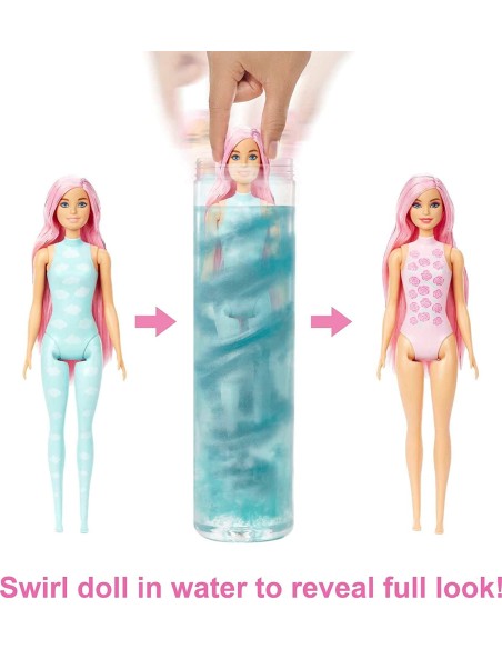 Barbie color reveal serie 7 sole pioggia TOYHCC57 Mattel | Futurartshop.com