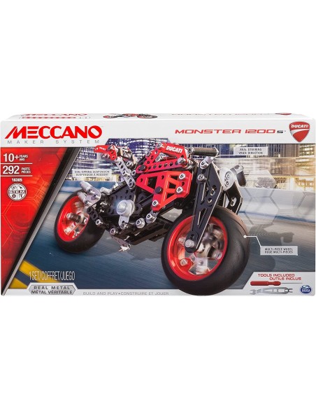 Meccano ducati monster 1200S 292 pieces TOY20071489 Spin master | Futurartshop.com