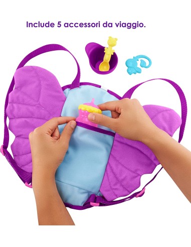 M garden garden bab mars baby carrier fly and go TOYHBH45 Mattel | Futurartshop.com