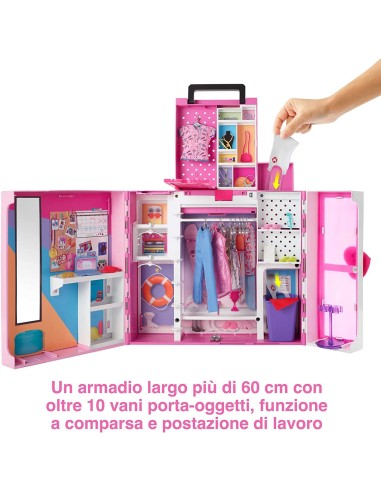 Barbie dream wardrobe with accessories TOYHGX57 Mattel | Futurartshop.com