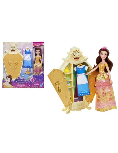 Disney principesse belle con guardaroba e vestito TOYF2632 Hasbro | Futurartshop.com