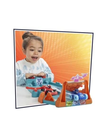 Pj masks pista smash e zoom racetrack animal power TOYF5935 Hasbro | Futurartshop.com