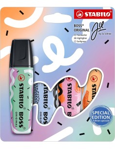 Evidenziatori stabilo boss original 4 pezzi ARV23611 Arvi | Futurartshop.com