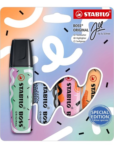 Evidenziatori stabilo boss original 4 pezzi ARV23611 Arvi | Futurartshop.com