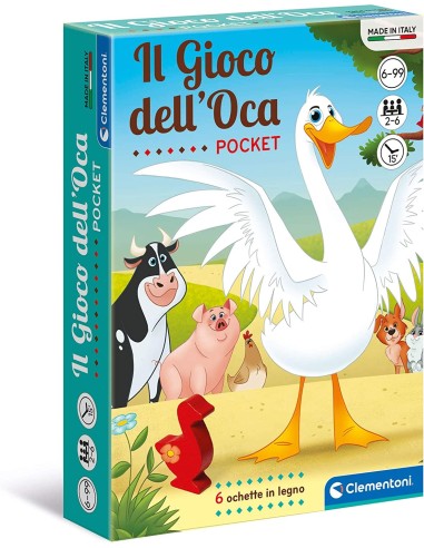 Il gioco dell'oca pocket CLE16295 Clementoni | Futurartshop.com