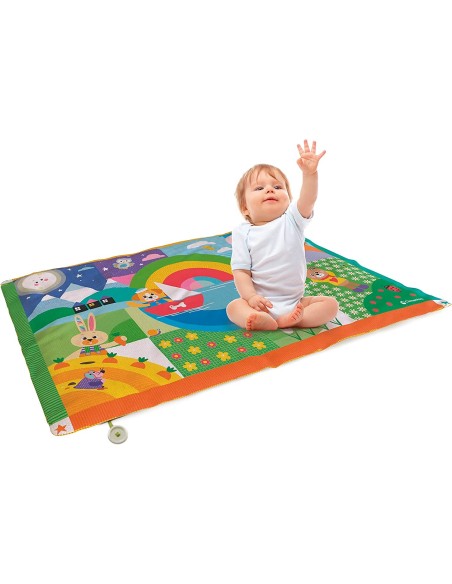 Tappeto morbido baby friends 135 x 90 cm CLE17802 Clementoni | Futurartshop.com