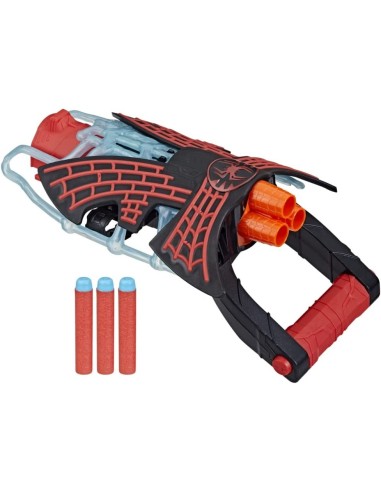 Spider-man nerf tri-shot blaster miles morales HASF3734 Hasbro | Futurartshop.com