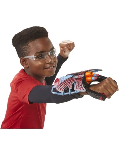 Spider-man nerf tri-shot blaster miles morales HASF3734 Hasbro | Futurartshop.com
