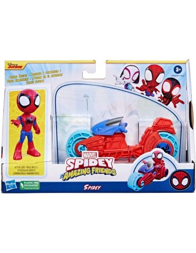 Spidey personaggio spidey con moto HASF6777/F7459 Hasbro | Futurartshop.com