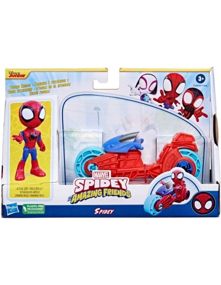 Spidey personaggio spidey con moto HASF6777/F7459 Hasbro | Futurartshop.com