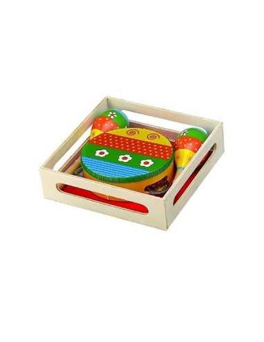 Musical maracas and tambourine Set HORHJD93889-1 Hornby | Futurartshop.com