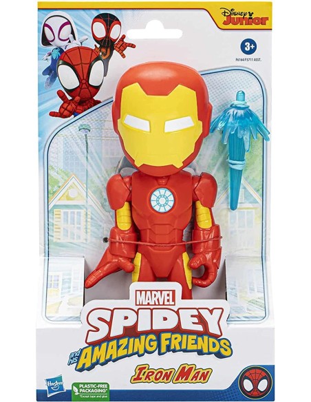 Spide personaggio character iron man 23cm amazing friends HASF6164 Hasbro | Futurartshop.com