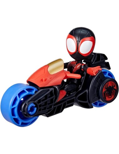 Spide personaggio character miles morales with motorcycle HASF6777/F7460 Hasbro | Futurartshop.com