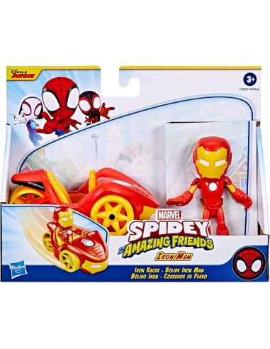 Spide personaggio character iron man with iron racer HASF1459/F3992 Hasbro | Futurartshop.com