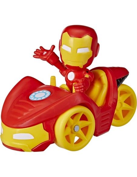 Spide personaggio character iron man with iron racer HASF1459/F3992 Hasbro | Futurartshop.com