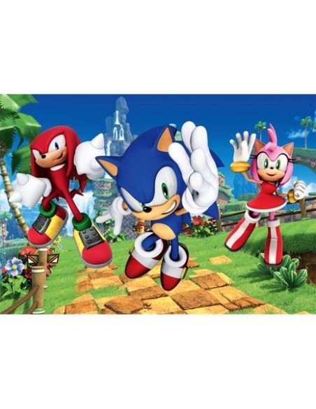 Puzzle 104 pezzi sonic the hedgehog CLE27256 Clementoni | Futurartshop.com