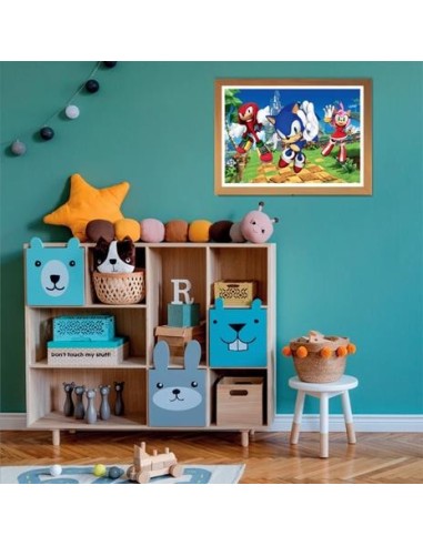 Puzzle 104 pieces sonic the hedgehog CLE27256 Clementoni | Futurartshop.com
