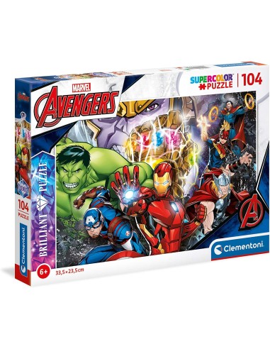 Puzzle brillant 104 pezzi avengers CLE20181 Clementoni | Futurartshop.com