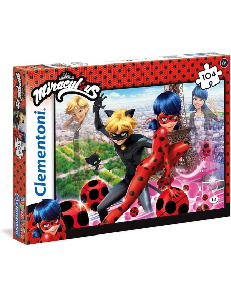 Puzzle 104 pezzi miraculous CLE27077 Clementoni | Futurartshop.com
