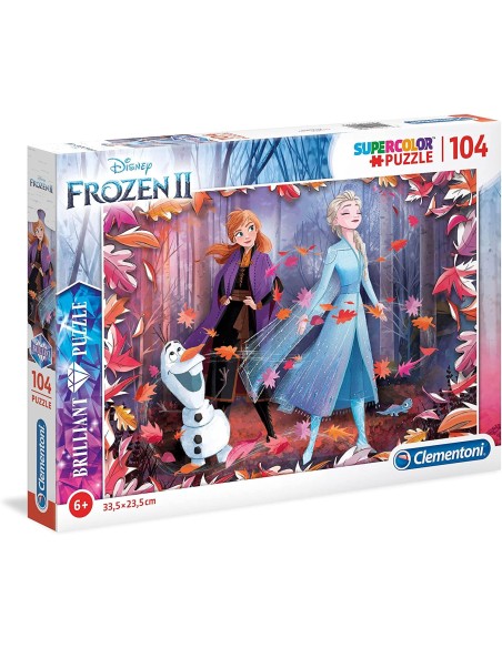 Puzzle brilliant 104 pezzi frozen II CLE20161 Clementoni | Futurartshop.com