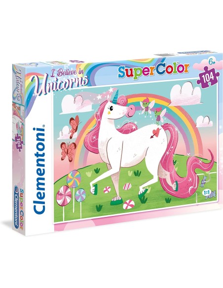 Unicorn Puzzle 104 pieces I believe in unicorns CLE27109 Clementoni | Futurartshop.com