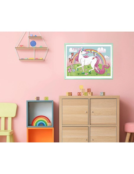 Puzzle unicorno 104 pezzi i believe in unicorns CLE27109 Clementoni | Futurartshop.com