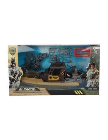 Alfafox playset con barca e personaggio TOT15357A Futurart | Futurartshop.com