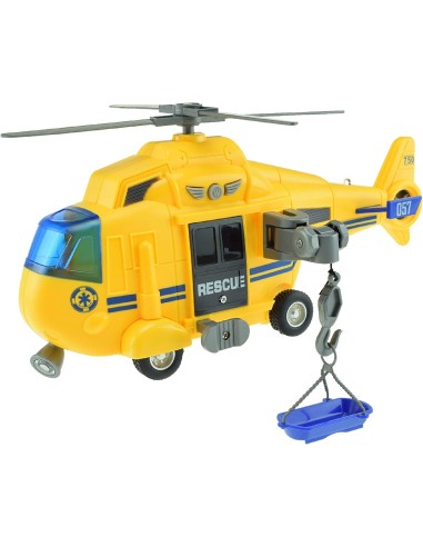 Rescue helicopter 27 cm with lights and sounds TOT26082A Futurart | Futurartshop.com