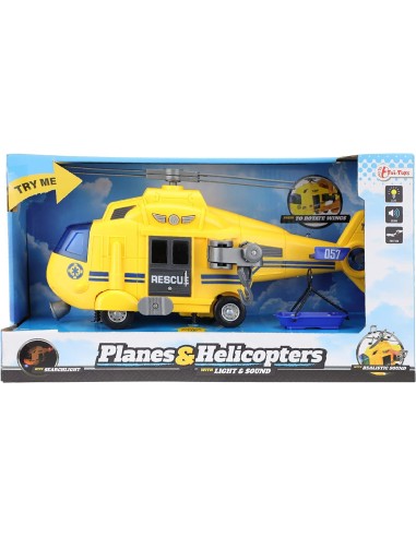 Rescue helicopter 27 cm with lights and sounds TOT26082A Futurart | Futurartshop.com