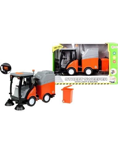 Road Cleaning Truck with Lights and Sounds TOT24084A Futurart | Futurartshop.com